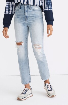 Madewell The Perfect Vintage High Waist Jeans: Ripped Edition