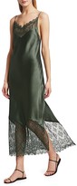 Thumbnail for your product : Marina Moscone Lace-Trim Maxi Slip Dress