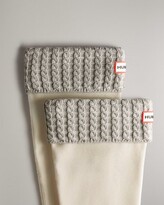 Thumbnail for your product : Hunter Recycled Mini Cable Knitted Cuff Tall Boot Socks