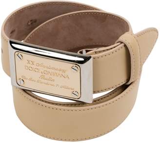 Dolce & Gabbana \N Ecru Leather Belts