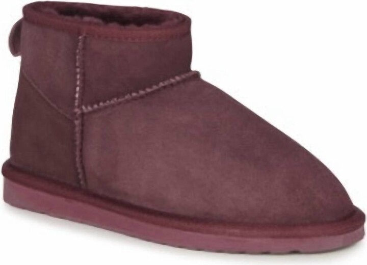 Emu Women's Stinger Micro Boot In Merlot