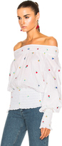 Thumbnail for your product : Suno Smocked Embroidered Blouse