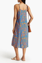 Thumbnail for your product : Paul Smith Printed woven midi slip dress