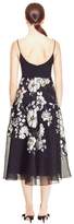 Thumbnail for your product : Lela Rose Degrade Floral Fil Coupe Boatneck Full Skirt Dress