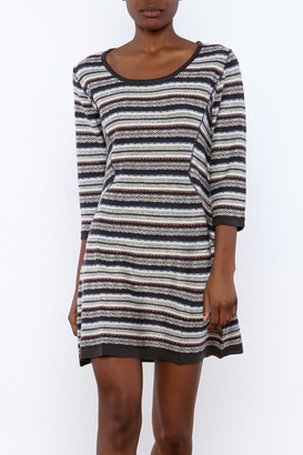 Angie Knit Stripe Dress