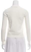 Thumbnail for your product : Valentino Lace-Trimmed Knit Top