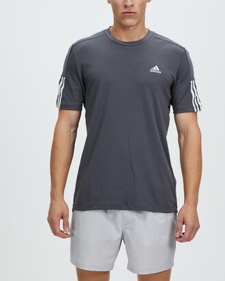 adidas Men's Grey Short Sleeve T-Shirts - AEROREADY Motion Sport Tee