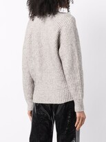 Thumbnail for your product : Isabel Marant Chunky-Knit Mock Neck Jumper
