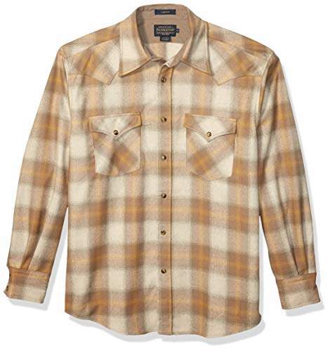 Pendleton Mens Long Sleeve Button Front Classic-fit Canyon Shirt