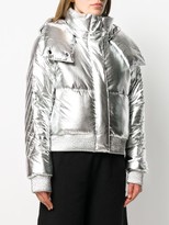 Thumbnail for your product : Off-White Metallic Puffer Jacket