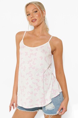 boohoo Maternity Butterfly Swing Cami Top