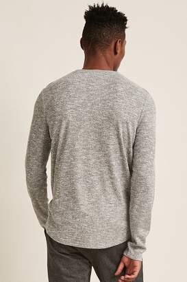 Forever 21 Marled Crew Neck Tee
