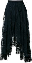 Chloé asymmetric lace skirt 