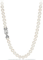 Thumbnail for your product : David Yurman Pearl Necklace with Diamonds
