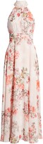 Thumbnail for your product : Eliza J Floral Halter Neck Slim Maxi Dress