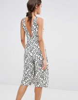 Thumbnail for your product : Missguided Lace Plunge Neck Culotte Jumpsuit