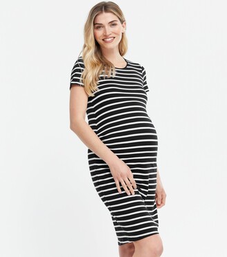 New Look Maternity Stripe Jersey Dress