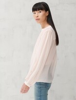 Thumbnail for your product : Lucky Brand Smocked Yoke Peasant Top