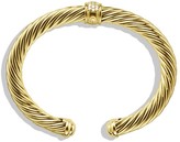 Thumbnail for your product : David Yurman Cable Classics Bracelet with Diamonds in 18K Yellow Gold/7mm