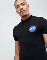 Thumbnail for your product : ASOS Design DESIGN Tall Nasa muscle fit polo