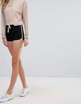 Thumbnail for your product : ASOS Tall DESIGN Tall Basic Runner Shorts With Contrast Binding