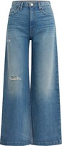 Thumbnail for your product : Hudson Zoe Petite Ultra High-Rise Stretch Distressed Wide-Leg Jeans