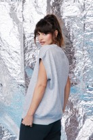 Thumbnail for your product : Nasty Gal Womens Sleeveless Oversized V Neck Sweatshirt - Grey - 10