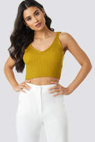 Thumbnail for your product : Trendyol Crop Summer Top Yellow