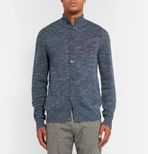 Thumbnail for your product : Isaia Slim-Fit MÃ©lange Cotton and Linen-Blend Cardigan