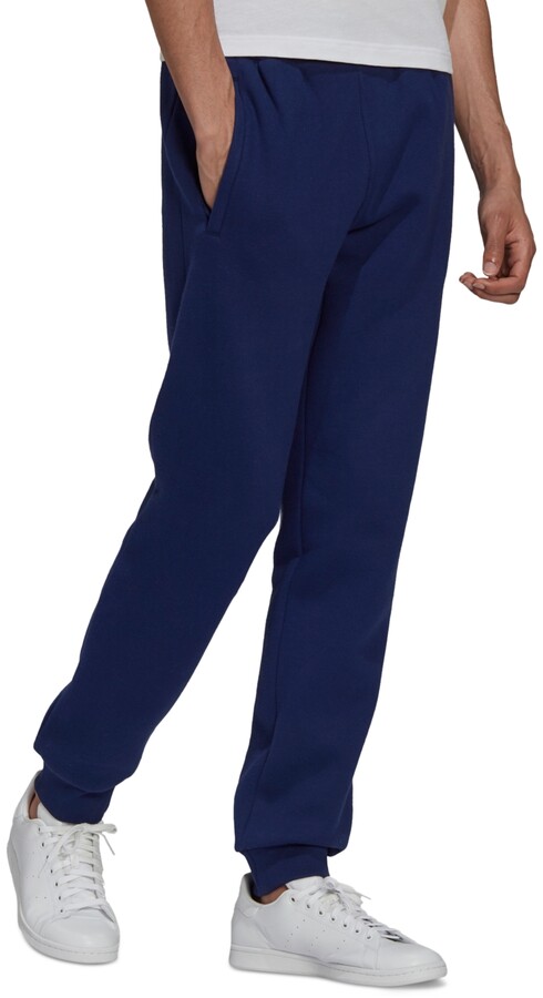 Cromoncent Mens Thicken Casual Slim Flat-Front Fleece Trousers Pants 