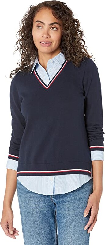 Tommy Hilfiger Blue Women's Sweaters | ShopStyle