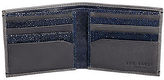 Thumbnail for your product : Ted Baker Men's Grey BRANCHE Exotic Contrast Leather Bifold Luxury Wallet