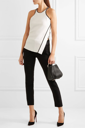 Thierry Mugler Racer-back Cady Top - Off-white