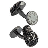 Thumbnail for your product : Thomas Pink Crystal Skull Cufflinks