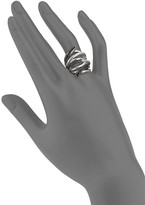 Thumbnail for your product : John Hardy Bamboo Black Sapphire & Sterling Silver Wide Multi-Row Ring