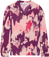 Thumbnail for your product : Iris & Ink Katha Printed Crepe De Chine Blouse