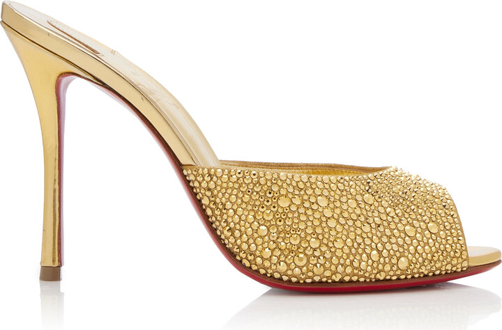 Christian Louboutin Women's Gold Shoes | ShopStyle