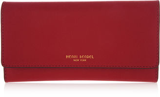 Henri Bendel West 57th Tri-Fold Color Blocked Wallet