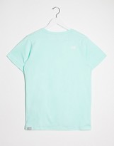 Thumbnail for your product : The North Face central logo oversized boyfriend t-shirt in blue