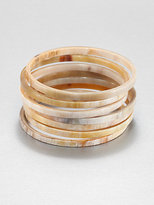 Thumbnail for your product : Nest Blonde Horn Bracelet Set