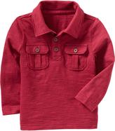 Thumbnail for your product : Old Navy Long-Sleeved Polos for Baby
