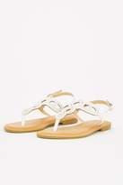 Thumbnail for your product : WallisWallis White Toe Post Stud Sandal