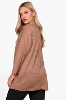 Thumbnail for your product : boohoo Plus Slouchy Cardigan