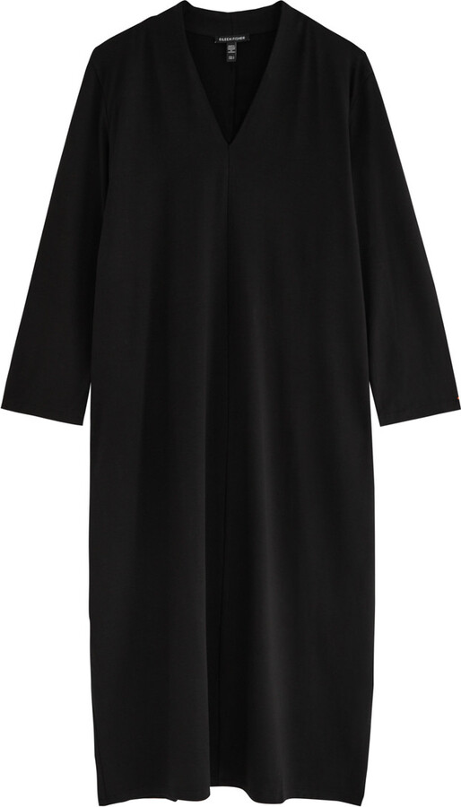 Eileen Fisher Stretch-jersey Midi Dress