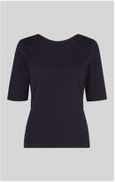 Thumbnail for your product : Whistles Scoop Back Top