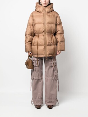 Acne Studios Drawstring-Waist Puffer Jacket - ShopStyle