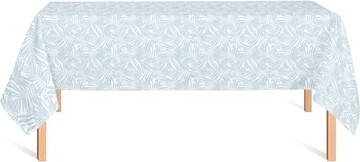 102" Blue Palm Leaf Pattern Tablecloth By Designs Direct