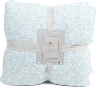 TJMAXX 2Pk 26X26 Penny All Over Paisley Euro Pillows, Cotton/Polyester