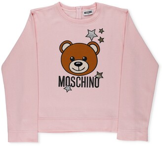 MOSCHINO BAMBINO Teddy Logo Embroidered T-Shirt