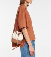Thumbnail for your product : Loewe Balloon Mini Anagram canvas shoulder bag